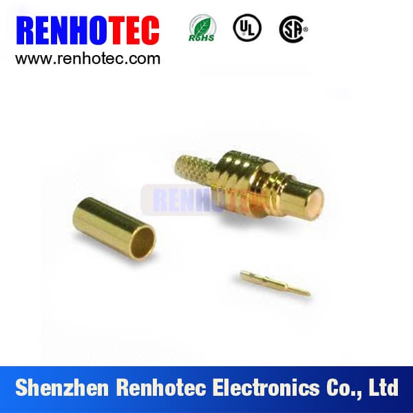 180 Degree Electronic Coaxial Cable RG179 SMB Male Connector